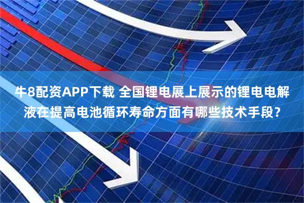 牛8配资APP下载 全国锂电展上展示的锂电电解液在提高电池循环寿命方面有哪些技术手段？